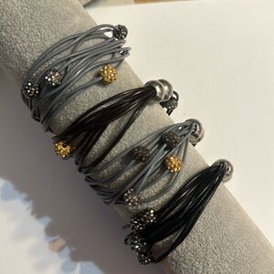 4 Magnetic wire bracelets